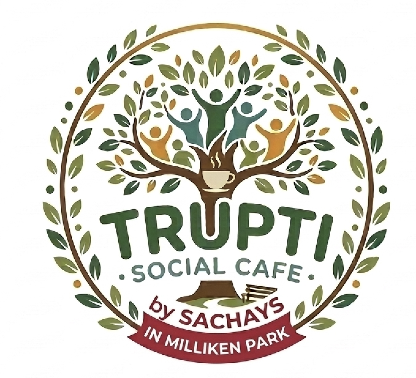 TRUPTI Social Cafe Logo